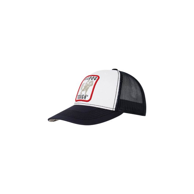 ブルドッグストア Mack Bulldog Tough Navy Snapback Cap