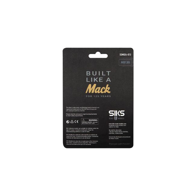 Mack Black 125th Anniversary DM800 Dump Truck
