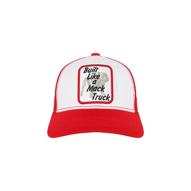 Built Like A Mack Truck Red Snapback Cap