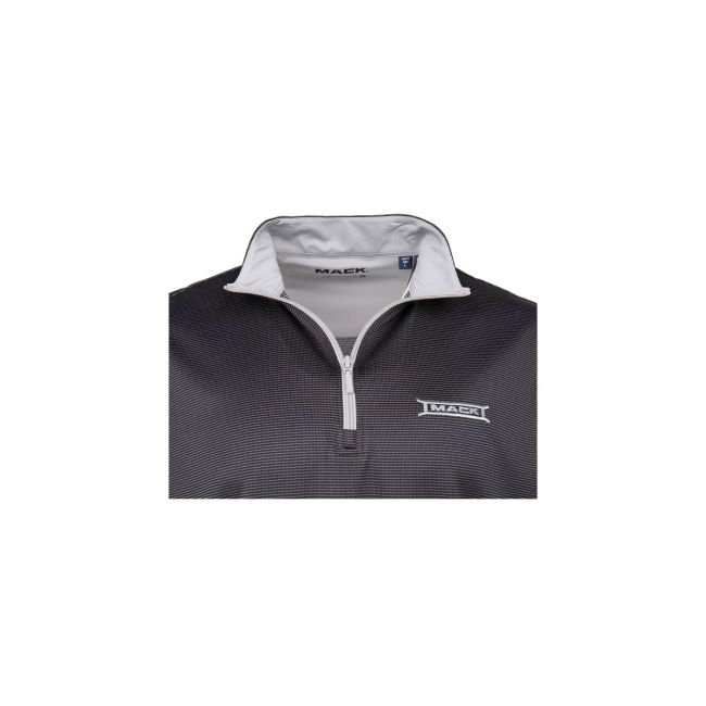 Black 1/4 Zip Pullover - Mack Trucks