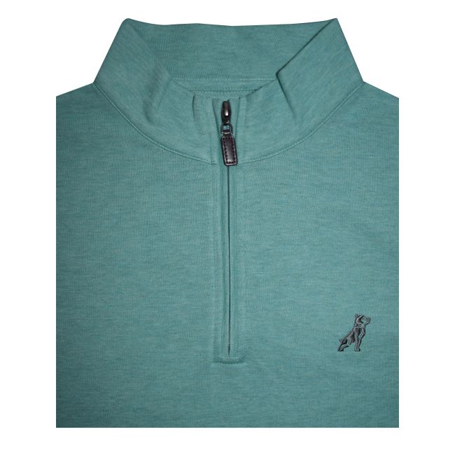 Seafoam Green 1/4 Zip Pullover - Mack Trucks