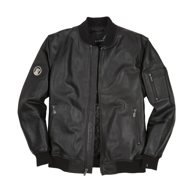 Mack Leather Bomber Jacket - Mack Trucks