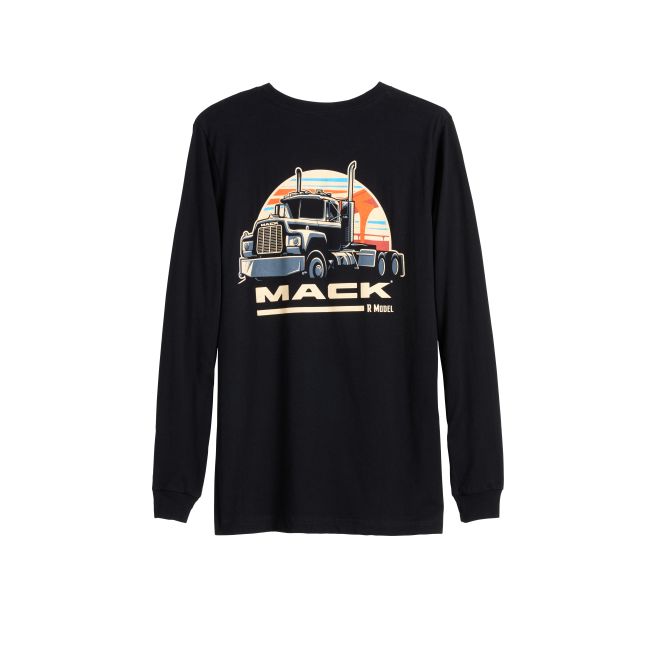 Mack R Model Black Long Sleeve Shirt - Mack Trucks