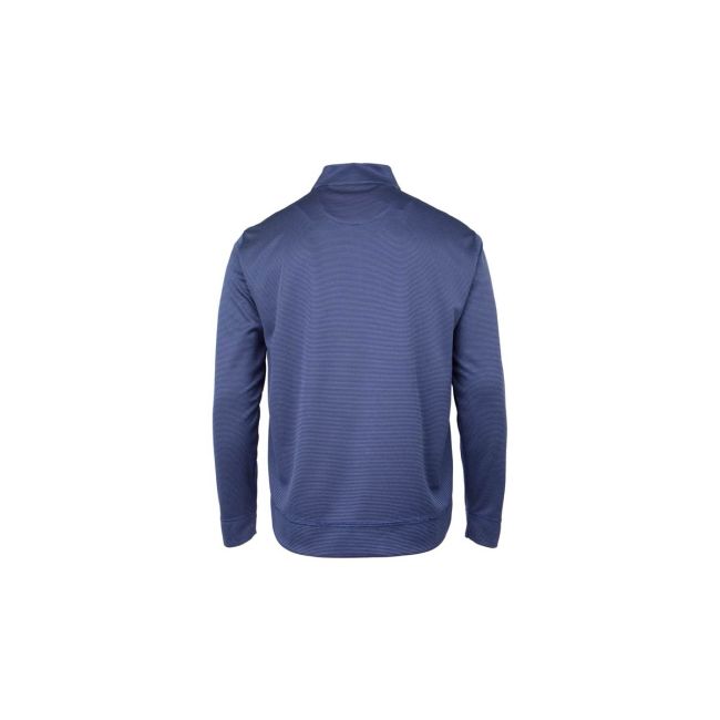 Navy & Red 1/4 Zip Pullover With White Bulldog - Mack Trucks