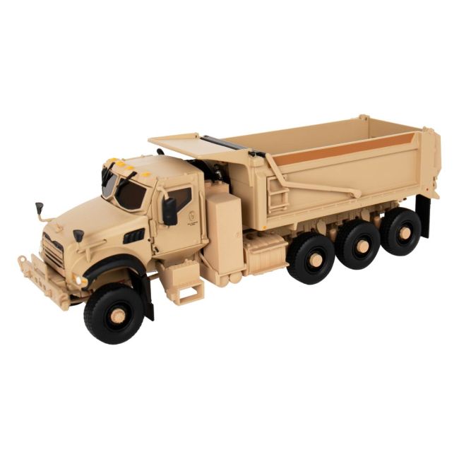 灰皿　マックダディ Mack Defense Tan Heavy Dump Truck Diecast