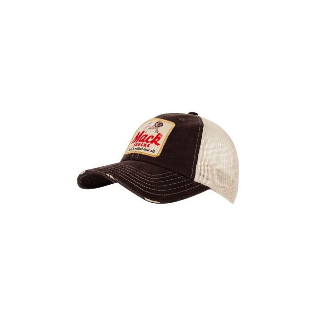 Mack Black Outlasts Them All Throwback Cap