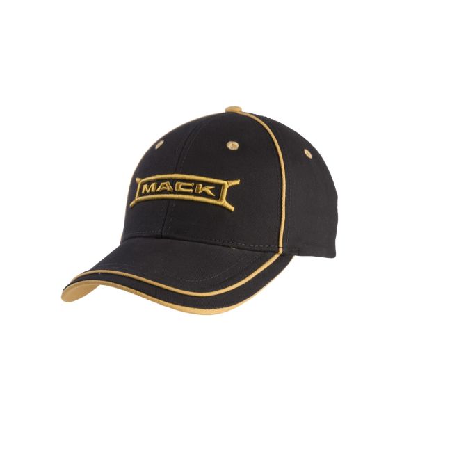 Black & Gold Mack Bridge Cap