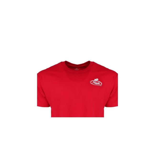 MAC様 Mack Red Retro Logo T-shirt