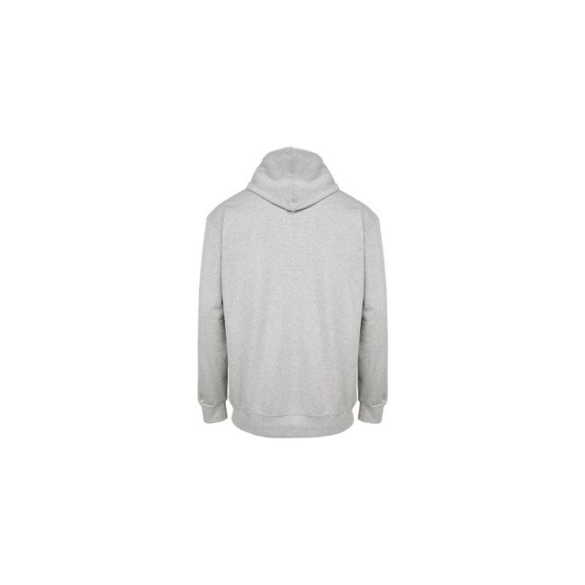 Heather Grey Jersey Lined Zip-up Hoodie