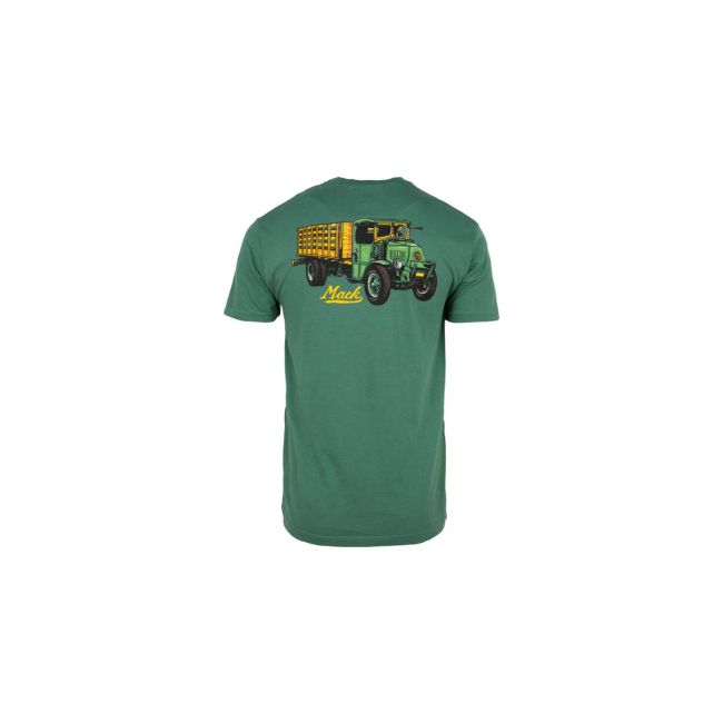 Mack 20's Retro Softhand Pine Green T-shirt - Mack Trucks