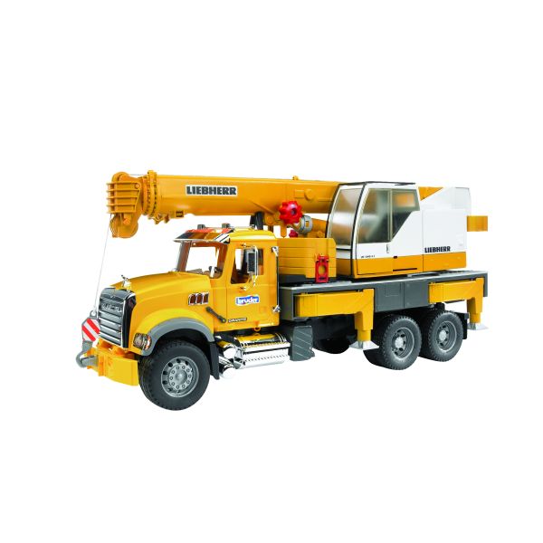 Mack Granite Bruder® Yellow Crane Toy Truck - Mack Trucks